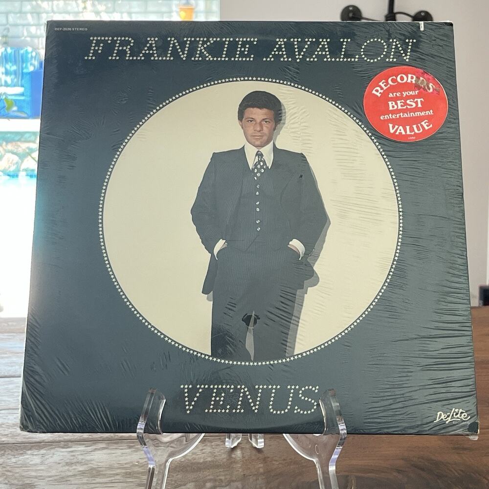 Frankie Avalon Venus Vinyl LP 1976 De-Lite Records DEP-2020 Sealed